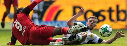 Sebastien Haller, Christoph Kramer (re.)
