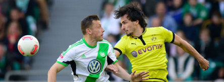 Ivica Olic gegen Mats Hummels