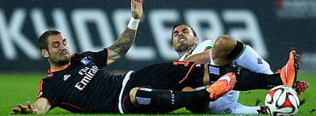 Pierre-Michel Lasogga, Martin Stranzl (re.)