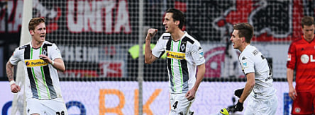 Torjäger: Roel Brouwers (Mi.) bejubelt das 1:1.