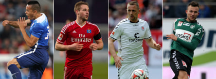 Bobby Wood, Maximilian Beister, John Verhoek & Denis Thomalla