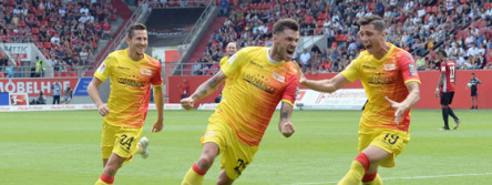 Losgelöst nach dem Tor des Tages: Unions Christopher Trimmel bejubelt seinen Siegtreffer.