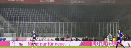 Rapid-Block im Austria-Stadion