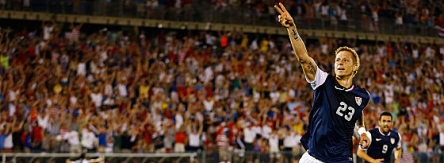 Spielte zuletzt schlecht, war jedoch Matchwinner gegen Costa Rica: Brek Shea von Stoke City.