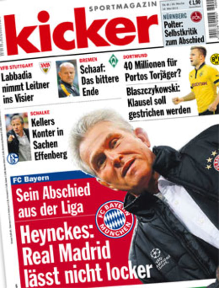 Titelgeschichte vom 16. Mai 2013: Real bleibt an Heynckes dran.