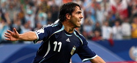 Auch Joker Tevez traf