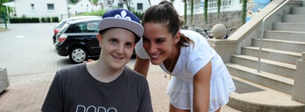 Jontahan Heimes und Andrea Petkovic