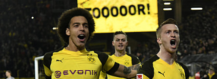Axel Witsel, Jacob Bruun Larsen und Marco Reus