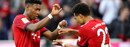 David Alaba und Serge Gnabry