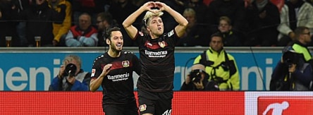 Kevin Kampl (mit Hakan Calhanoglu)