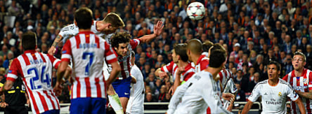 Kurz vor knapp: Sergio Ramos köpft Real in die Verlängerung.