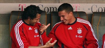 Hasan Salihamidzic und Lukas Podolski