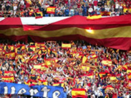 Bisher nicht verwöhnt: Spaniens Fans.