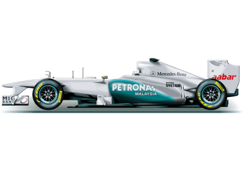 Der Mercedes F1 W03
