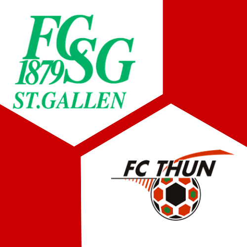 FC St. Gallen 1879 gegen FC Thun im Datenvergleich | 15. Spieltag | AXPO  Super League 2006/07 - kicker