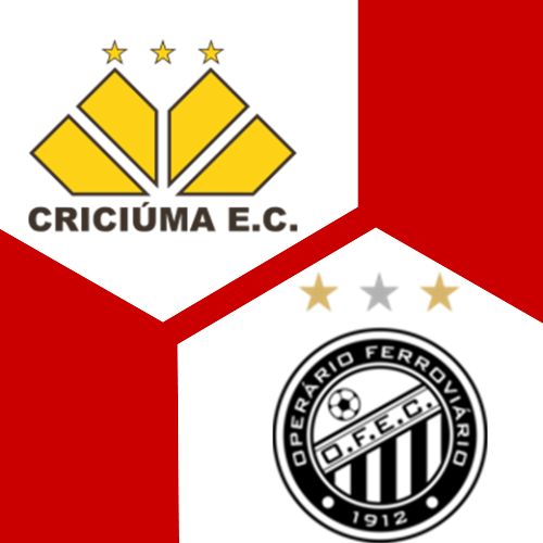 Criciuma Ec X Operário Ferroviário Esporte Clube