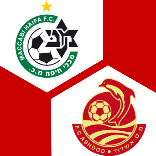 Spielschema | Maccabi Haifa - MS Ashdod 5:1 | 3. Spieltag | Ligat Ha'al ...