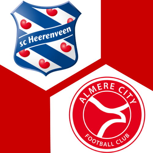 Spielschema | SC Heerenveen - Almere City 2:1 | 31. Spieltag ...