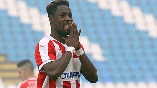 Doppeltorschütze für Roter Stern: Richmond Boakye.