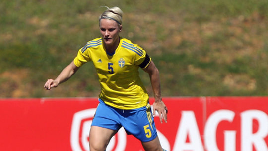 Nilla Fischer gilt als beste Innenverteidigerin der Welt und will mit Schweden bei der WM für Furore sorgen.