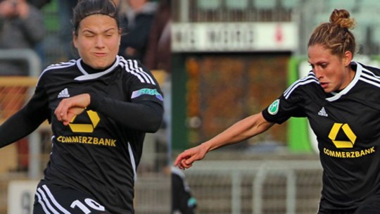 Fehlen beim Länderspiel gegen Frankreich und in der Bundesliga für Frankfurt: Dzsenifer Marozsan (li.) und Kim Kulig.