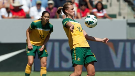 Weilt mit der australischen Nationalmannschaft bei der WM-Endrunde in Kanada: Emily van Egmond (re.).