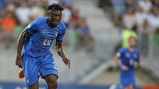 Er knipste für die Azzurrini: Moise Kean.