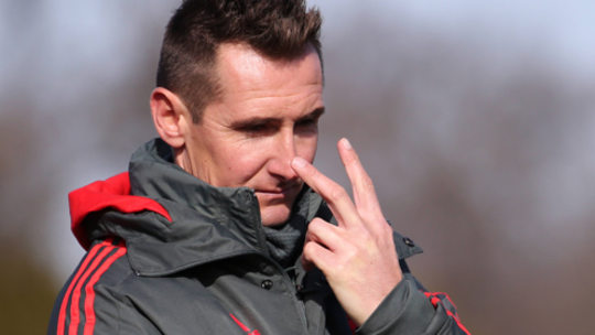 Finale im Blick: Bayerns U-17-Trainer Miroslav Klose.