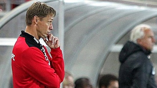 Ein nachdenklicher Halle-Coach: Sven Köhler will die Länderspielpause nutzen, um wieder in die Erfolgsspur zu kommen.