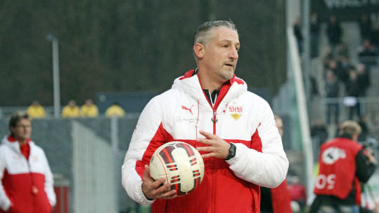 Beim Tabellenzweiten Münster soll die Talfahrt gestoppt werden: VfB-Trainer Jürgen Kramny.