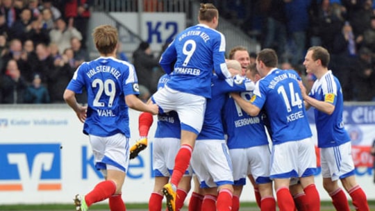 Wollen gegen Mainz II gewinnen und den zweiten Tabellenplatz verteidigen: Die Spielen von Holstein Kiel.