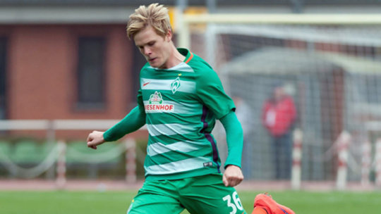 Will sein Offensivspiel verbessern: Thore Jacobsen vom SV Werder Bremen II.