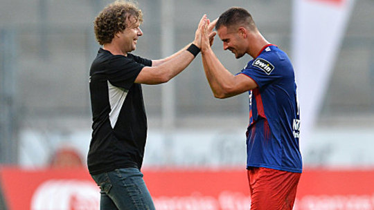 Uerdingens Coach Stefan Krämer rechnet weiter fest mit Lucas Musculus.