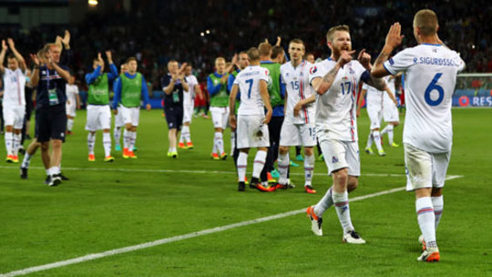 Schon jetzt Helden in der Heimat: Die Isländer luchsten Portugal tatsächlich einen Punkt ab.