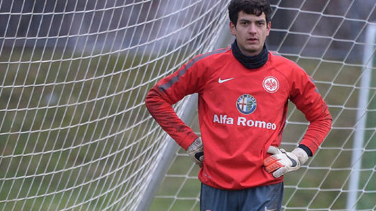 Der Neue im Eintracht-Tor: Emil Balayev hat in Frankfurt unterschrieben.