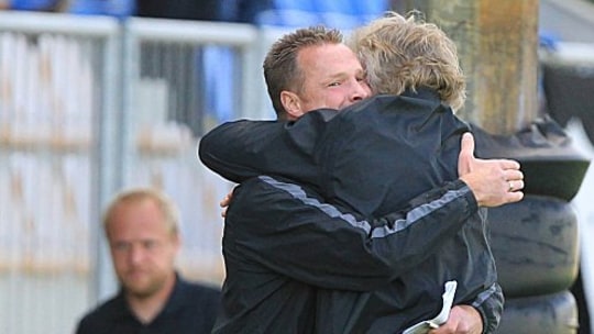 Ihr Team ist absolut konkurrenzfähig: Cloppenburg-Coach Jörg-Uwe Klütz (li.) und sein Assistent Mario Neumann.