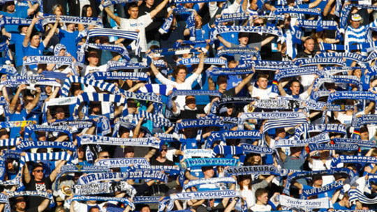 Der 1. FC Magdeburg kann sich voll auf die Unterstützung der Fans verlassen.
