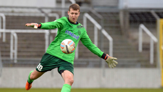 Einer der sechs Neuen bei Bayern Hof: Keeper Erik Arkenberg kommt von der SpVgg Bayreuth.