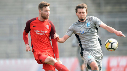 Bleibt der Regionalliga erhalten: Lucas Albrecht (links) wechselt von Hessen Kassel zum OFC.