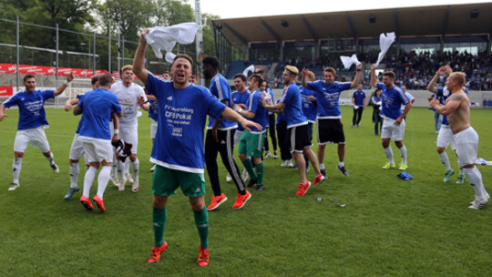Sorgt nach dem Sieg im Finale des wfv-Verbandspokals auch im DFB-Pokal für Aufmerksamkeit: Der FV Ravensburg.