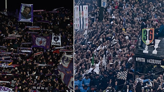 Mögen sich nicht: die Fans der AC Florenz und die Anhänger von Rekordmeister Juventus Turin.