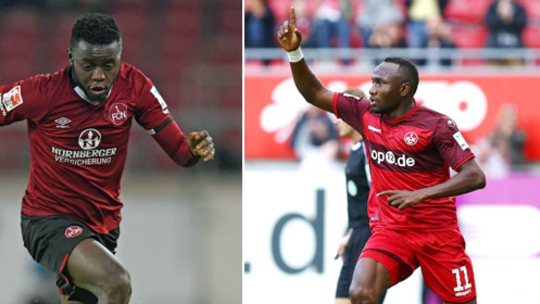 Vertreten die 2. Liga beim Afrika-Cup im Kamerun-Trikot: Edgar Salli und Jaques Zoua (r.).