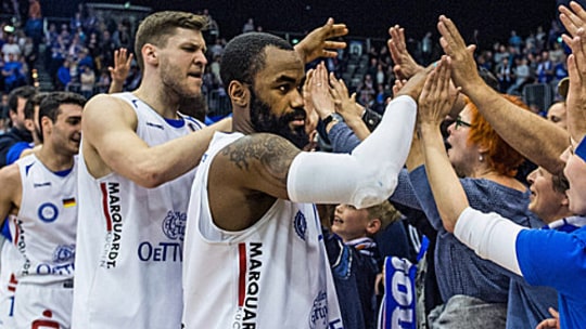 Die Oettinger Rockets Gotha steigen in die Basketball-Bundesliga auf. 