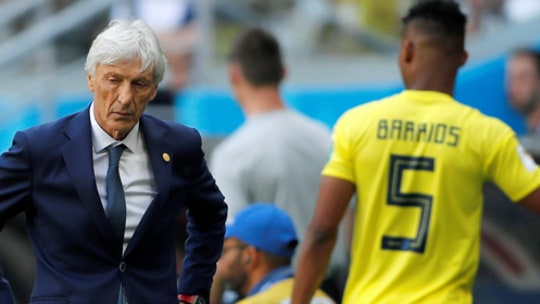 Erlebte zum WM-Auftakt seiner Elf eine Enttäuschung: Kolumbiens Coach José Nestor Pekerman.