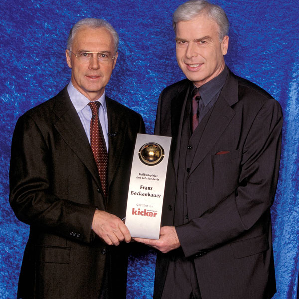 Franz Beckenbauer und Rainer Holzschuh