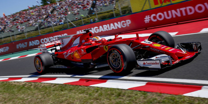 Polesetter und Führender der WM-Gesamtwertung: Ferrari-Pilot Sebastian Vettel. 