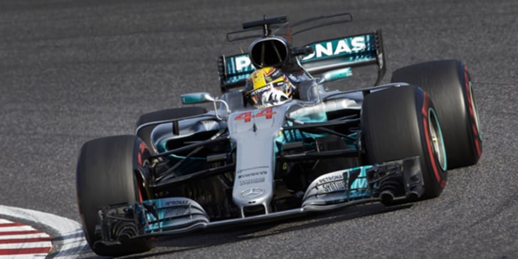 Der Seriensieger ist auch im Training stark: Mercedes-Pilot Lewis Hamilton. 