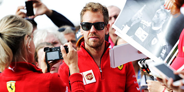 In Österreich im Blickpunt: Sebastian Vettel.