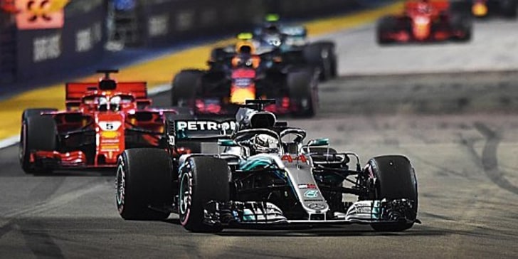 In Singapur nicht zu stoppen: Lewis Hamilton.