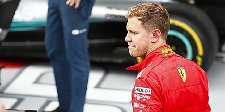 Für ihn ist die WM in weite Ferne gerückt: Sebastian Vettel.